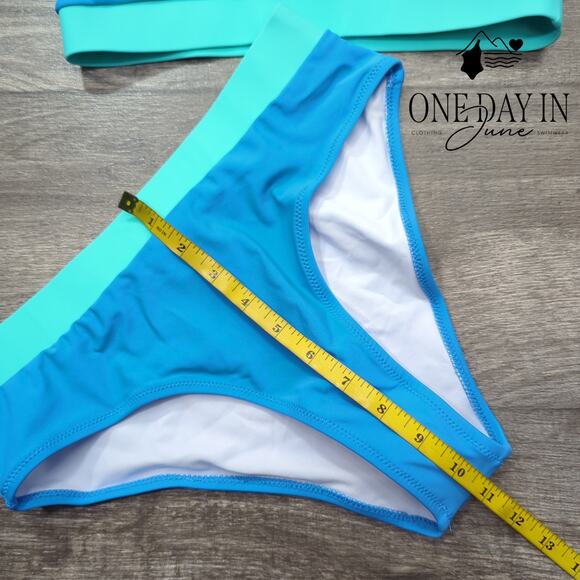 Adisputent Crop Bikini Swimsuit Size S - Picture 4 of 5